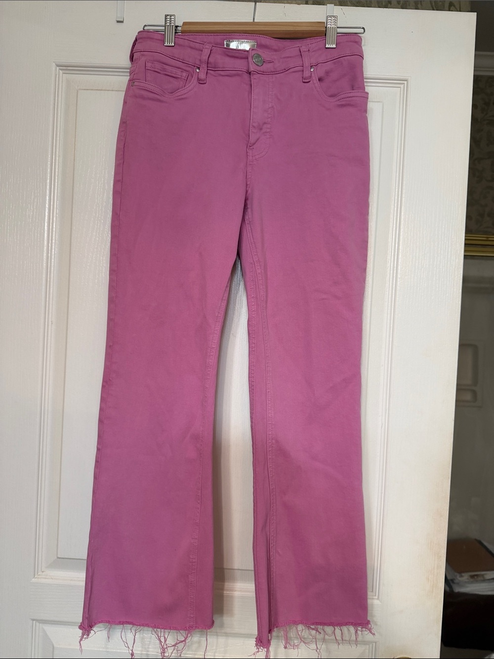 Kut from the Kloth Rose Pink Wide-Leg Jeans